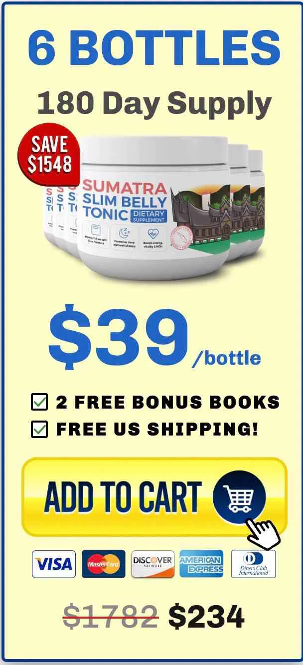 Sumatra Slim Belly Tonic - 6 Bottle Pack