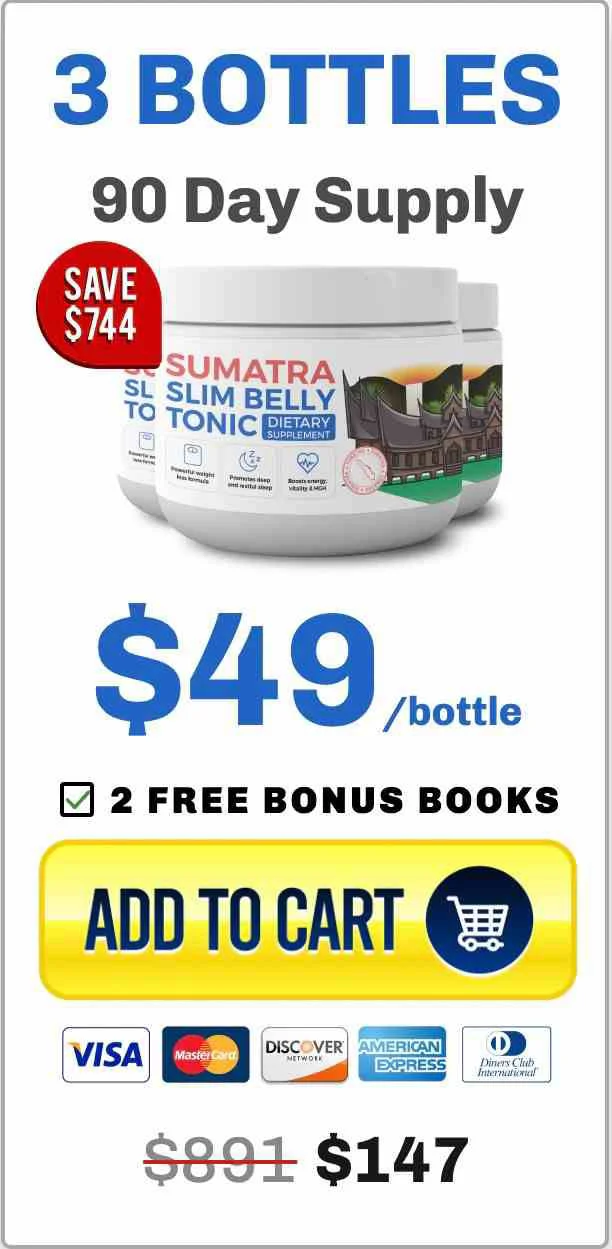 Sumatra Slim Belly Tonic - 3 Bottle Pack